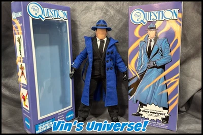 Custom 8" Mego Scale The Question Justice League  Complete Action Figure - Image 1 of 4