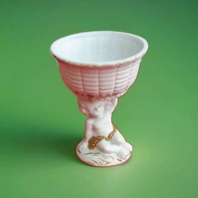 coupe au chérubin en ancienne porcelaine allemande  kic - Photo 1/4