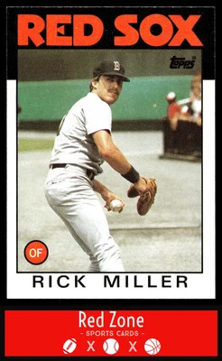 1986 Topps - #424 Rick Miller EX+ NM - Image 1 of 2