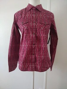 ARIAT R.E.A.L. GIRLS LONG SLEEVE SNAP SHIRT ALMA PRINT SIZE 2XL 10042241 - Picture 1 of 17