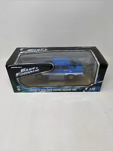 1:18 Brian's 1974 Ford Escort RS2000 MKI Fast & Furious Greenlight MK1 Model Car - Picture 1 of 5