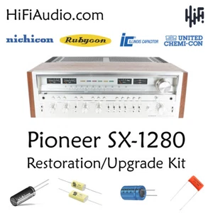 Pioneer SX-1280 FULL rebuild restoration recap service kit fix repair capacitor - Picture 1 of 7