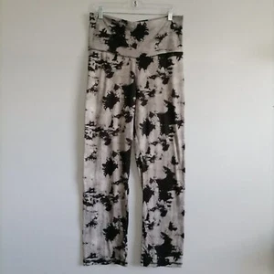 Non-Branded Women's Gray Black Yoga Pants Size See Measurements - Picture 1 of 5