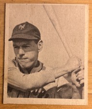 1948 Bowman Buddy Kerr Baseball Short Print Rookie Card (RC) #20 New York Giants