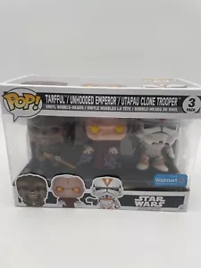 Funko Pop! Vinilo: StarWars - Paquete de 3 - Tarfful, Unhooded Emperor - Walmart (Exclusivo) - Imagen 1 de 6