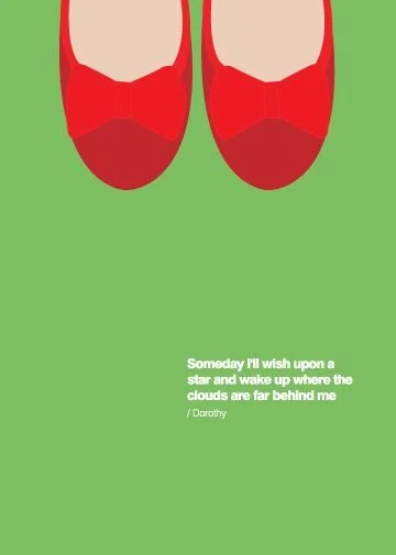 Pop Art The Wizard Of Oz Greetings Card Greetings Card Greetings Card  MYPF104 - Image 1 of 1