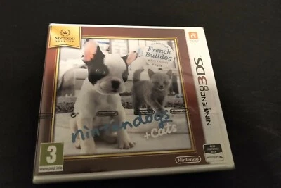 NINTENDOGS + CATS  FRENCH BULLDOG NINTENDO  3DS PAL   NEW SEALED FREE SHIPPING - Image 1 of 4
