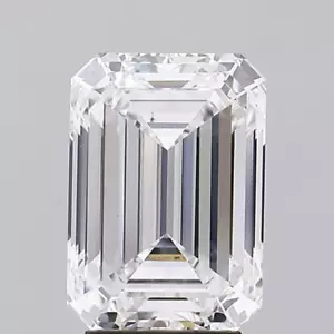 3.99ct Emerald Cut Lab-grown Diamond IGI Certified E Colour VS1 Clarity - Picture 1 of 5
