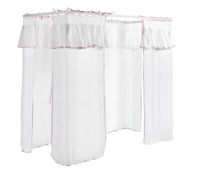 Herz 4 Gardinen Dekorativ Bett Himmel Kind Hearts Vorhang Waschbar - Bild 1 von 3