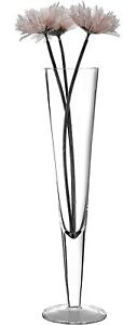 Tall Glass Champagne Flute Handmade Flower Vase Centrepiece H49cm Collection 2 L