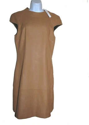 Vestido para mujer Poleci marrón color mostaza forro lana talla US 6 NUEVO Foto 1 de 4