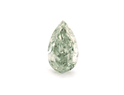 Chamelon Diamond - 1.05ct Natural Loose Fancy Grayish Green GIA VVS1 Pear - Image 1 of 4