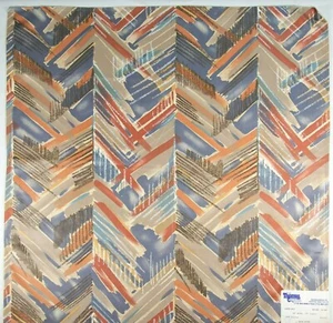Margin Designs-Arizona/Beige; Earth Tone Chevron Stripe; Cotton Sateen Fabric - Picture 1 of 3