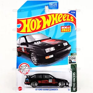 2022 Hot Wheels 87 FORD SIERRA COSWORTH #33 nero - Retro Racers - HW 1:64 HCT21 - Foto 1 di 2