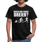 Koszulka męska Bock Auf Eine Dreier triathlon