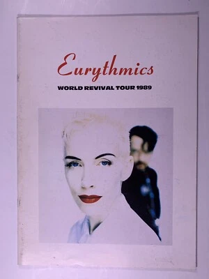 Eurythmics Programme Annie Lennox Dave Stewart Original World Revival Tour 1989 - Image 1 of 4