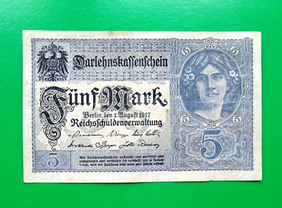 5 mark Germany 1917 - Image 1 of 2