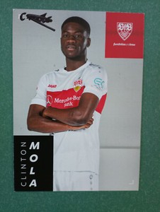 BLACKBURN R. NEW 2022-ex CHELSEA F.C. ENGLAND U-21 CLiNTON MOLA-HAND SIGNED CARD