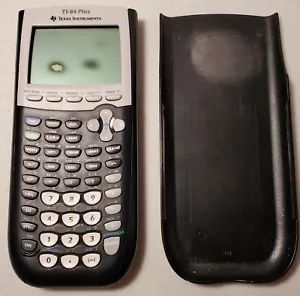 AS-IS Texas Instruments TI-84 Plus Damaged Black Spots On Screen Parts/Repair - Picture 1 of 3