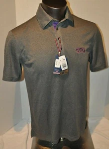 TCU Horned Frogs Level Wear grau Poloshirt Herren Small neu mit Etikett - Bild 1 von 6