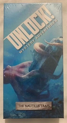 Unlock! The Nautilus Traps Escape Adventure Card Game Asmodee NLK07 New Sealed  - Image 1 of 4