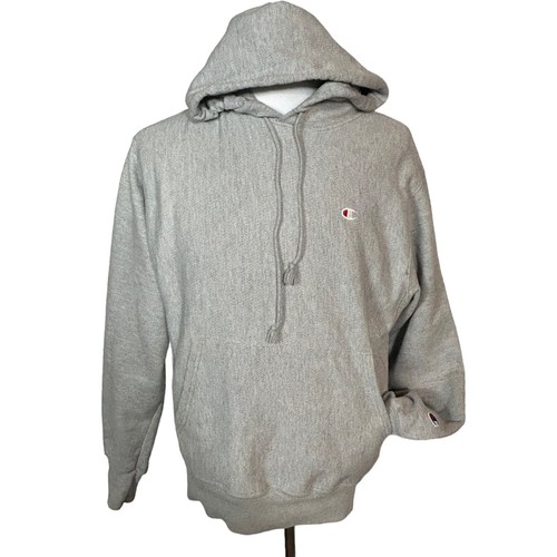 VETEMENTS Felpa con cappuccio Champion Reverse Weave Uomo M grigio manica lunga mini vintage
