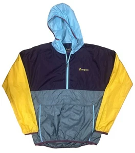 Cotopaxi Men's Teca Half Zip Windbreaker Jacket Purple Blue Gray Yellow Mens XL - Picture 1 of 7