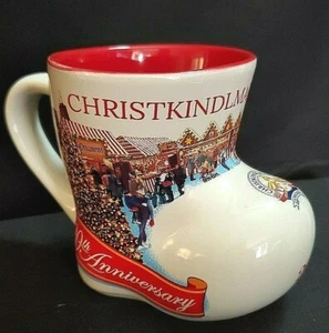 Christkindlmarket Chicago 2015-20th Anniversary Collectible Ceramic Boot Mug New - Bild 1 von 8