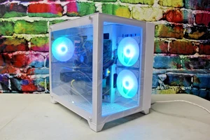 Custom Gaming Desktop PC Intel i7-8700 3.2 Ghz 6-Core 32 GB SSD Nvidia RTX 4060 - Picture 1 of 13