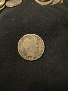  1908 O- ¡¡Medio dólar barbero!!  Moneda - Imagen 1 de 2