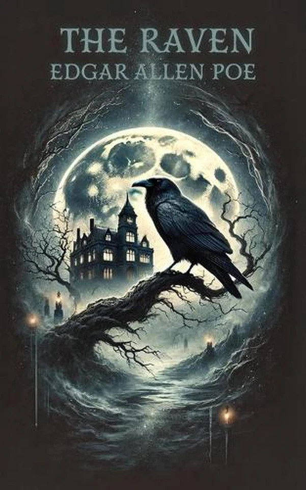The Raven by Edgar Allan Poe Paperback Book - Image 1 of 1