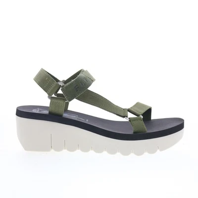 Fly London Yefa YEFA726FLY-006 Mujer Cuero Verde Plataforma Sandalias Zapatos 41 Foto 1 de 4