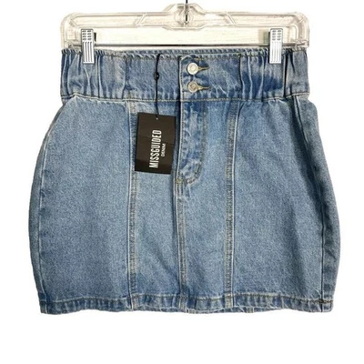 NUEVA Minifalda vaquera Misguided para mujer talla 6 Foto 1 de 3
