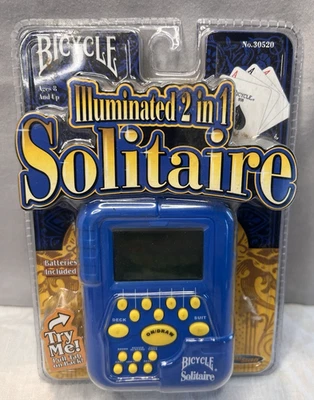 Bicicleta Iluminada 2 em 1 Solitário Jogo Eletrônico Portátil NOVO LACRADO 2004 - Imagem 1 de 4