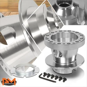 For Blazer/Jimmy/Yukon/Cherokee/Suburban 6Bolt Steering Wheel Hub Adapter Silver - Bild 1 von 5