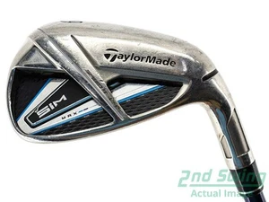 TaylorMade SIM MAX Single Iron 9 Iron Graphite Senior Right 36.25in - Picture 1 of 8