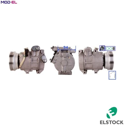 COMPRESSOR AIR CONDITIONING 51-0766 FOR KIA PRIDE/II SPECTRA5/Hatchback RIO 1.5L - Image 1 of 4