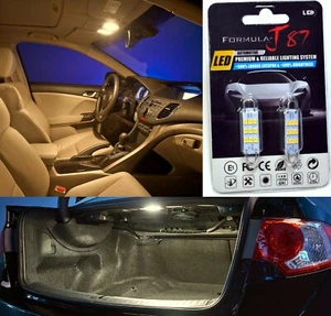 LED Light Canbus Error Free 563 1.2W Warm White Two Bulbs Interior Dome Replace - Bild 1 von 7