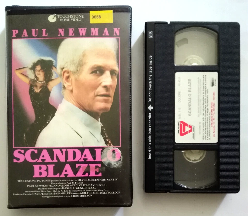Vhs Scandalo Blaze Film Drammatico Paul Newman Ex Noleggio Videocassetta (V204) - Immagine 1 di 1