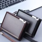 Large Capacity Business Short Wallet PU Leather Trifold Wallet  Men