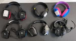 As-is Lot of Logitech G PRO X G432 G435 - Picture 1 of 2