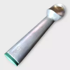 Kitchen Tool Metal Ice Cream Scoop, Scooper #16 with Green Bottom - Picture 1 of 7