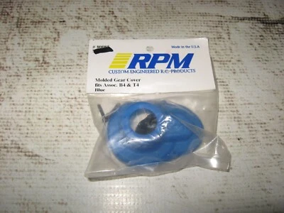 RC RPM Associated B4 T4 SC10 Series HD Gear Cover Set Plastic (1) 80085 Blue - Image 1 of 2
