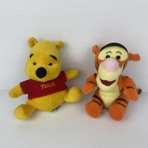 Disney Winnie Pooh & Tigger Plush Beanbag Rattle Playgro Babies Soft Toy Lot - Picture 1 of 16