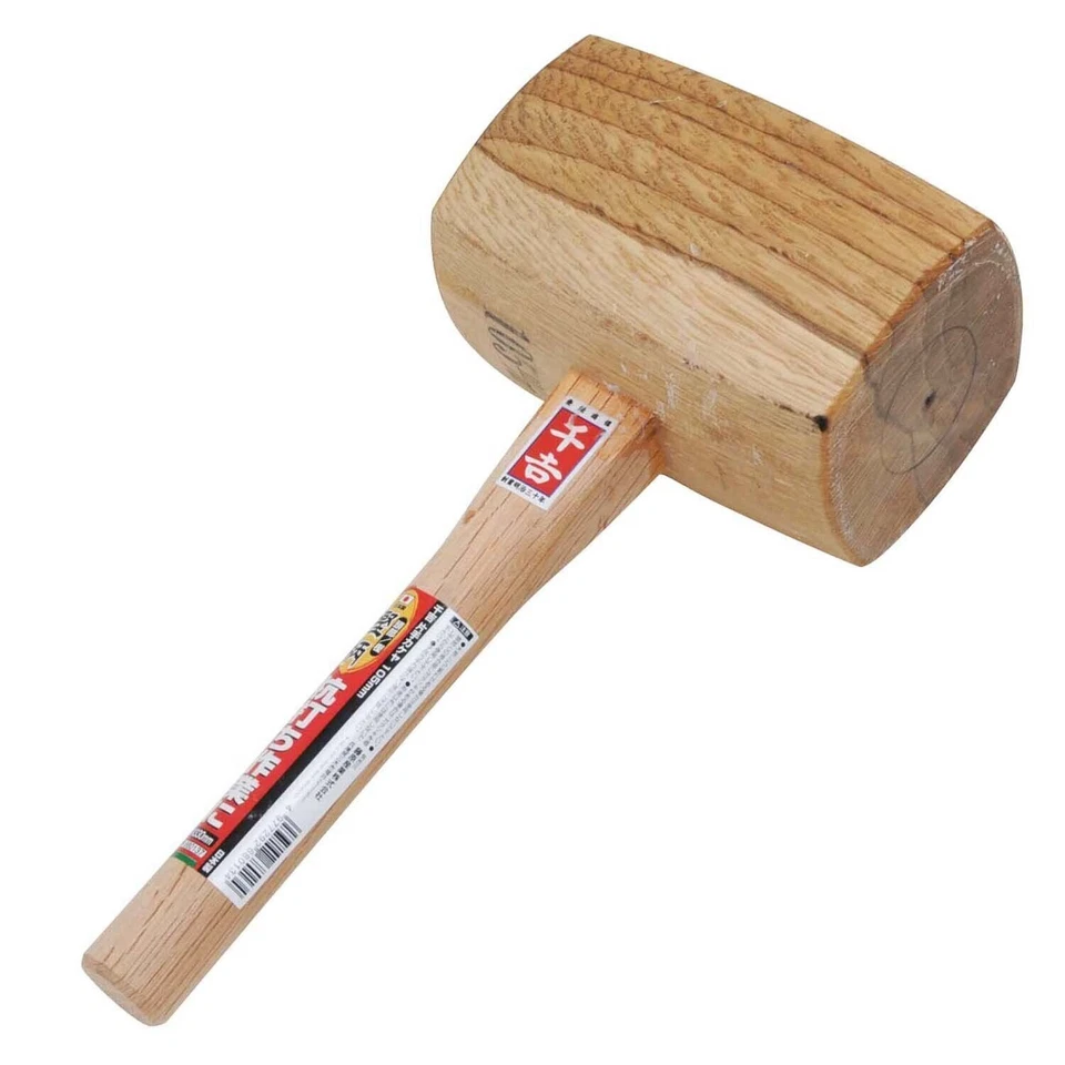 Senkichi Kakeya One-handed Mallet Wooden Maul Hammer 105mm Small Type Japan