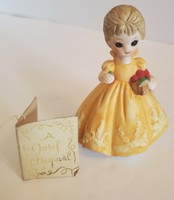 JOSEF ORIGINALS BIRTHDAY GIRLS PORCELAIN FIGURINE w/ORIGINAL TAG - JULY