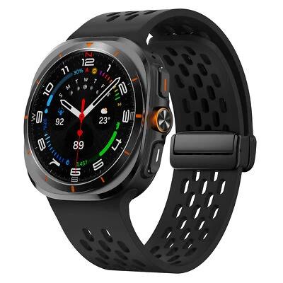 Silicone Sports Band Strap Magnetic Closure For Galaxy Watch Ultra (2025) 47mm - Image 1 of 4