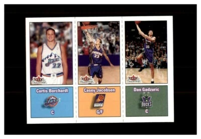 2002-03 FLEER TRADITION BASKETBALL TRI ROOKIES #282 BORCHARDT/JACOBSEN/GADZURIC - Image 1 of 2