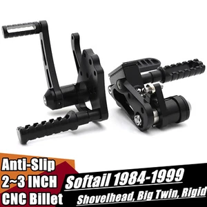 Anti-Slip Forward Control Softail Springer Heritage FLSTC FXSTS FXST FLSTF 84-99 - Picture 1 of 7