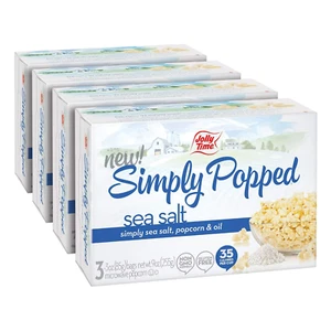 Jolly Time Simply Popped, Vegan, Dairy Free Microwave Popcorn, 3Oz Sharing Bag, - Picture 1 of 12